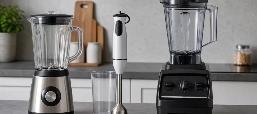 Mixerarten im Vergleich: Standmixer, Stabmixer und Hochleistungsmixer richtig auswaehlen